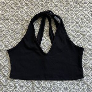Black Urban Outfitters Halter Neck Women's Top